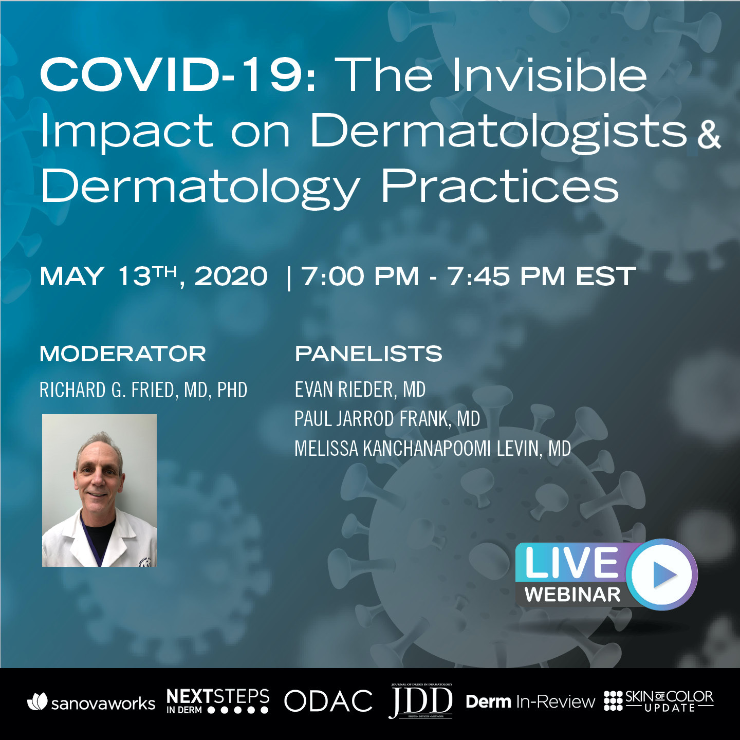 COVID webinar promotion invisible impact